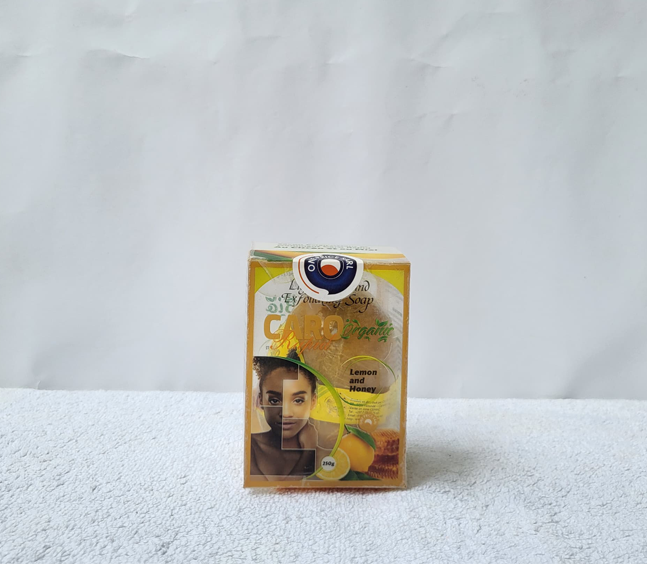 Savon Eclaircissant et Gommant Caro Rapid Bio au Citron et au Miel 250g